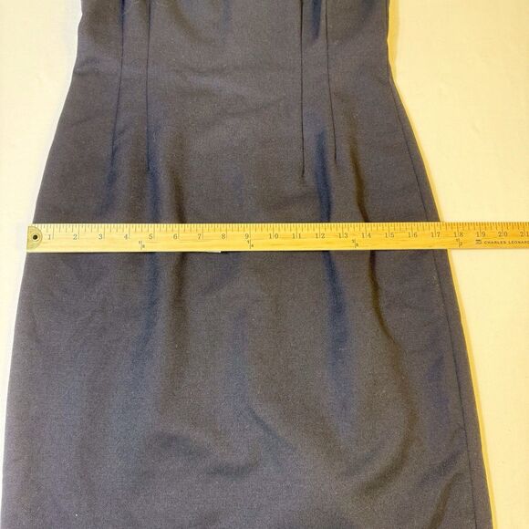 Pendleton Sheath Dress Women 4 Virgin Wool Black Pencil Knee Quiet Luxury Career - Picture 10 of 16